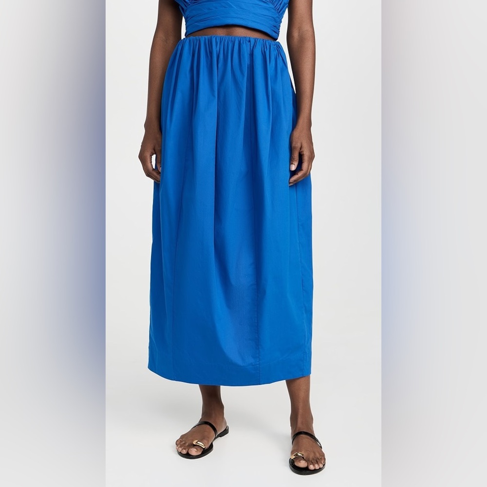 Mara Hoffman Billie Skirt XS cobalt blue NWT cotton